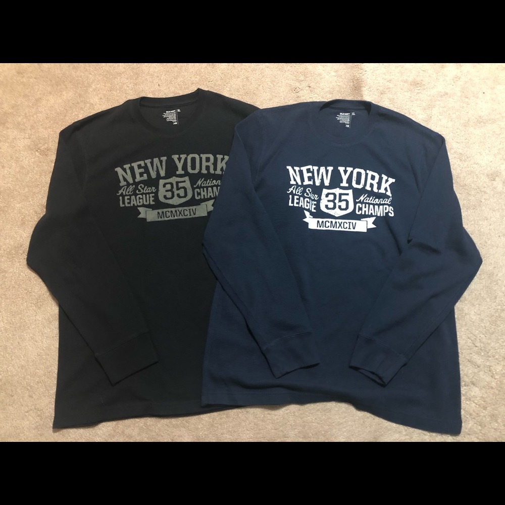 Old Navy Vintage Waffle Graphic Thermals - XL